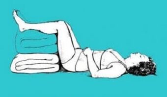 ท่าทางในระหว่างการกำเริบของกระดูกทรวงอก